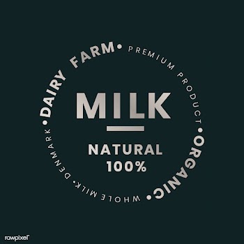 Milk bottle branding | Free stock vector - 553370