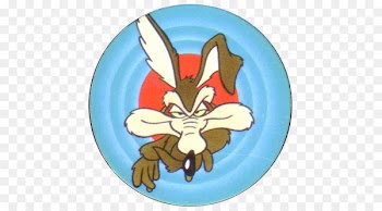 Milk caps Wile E. Coyote and the Road Runner Cartoon Easter Bunny - Wile Coyote 