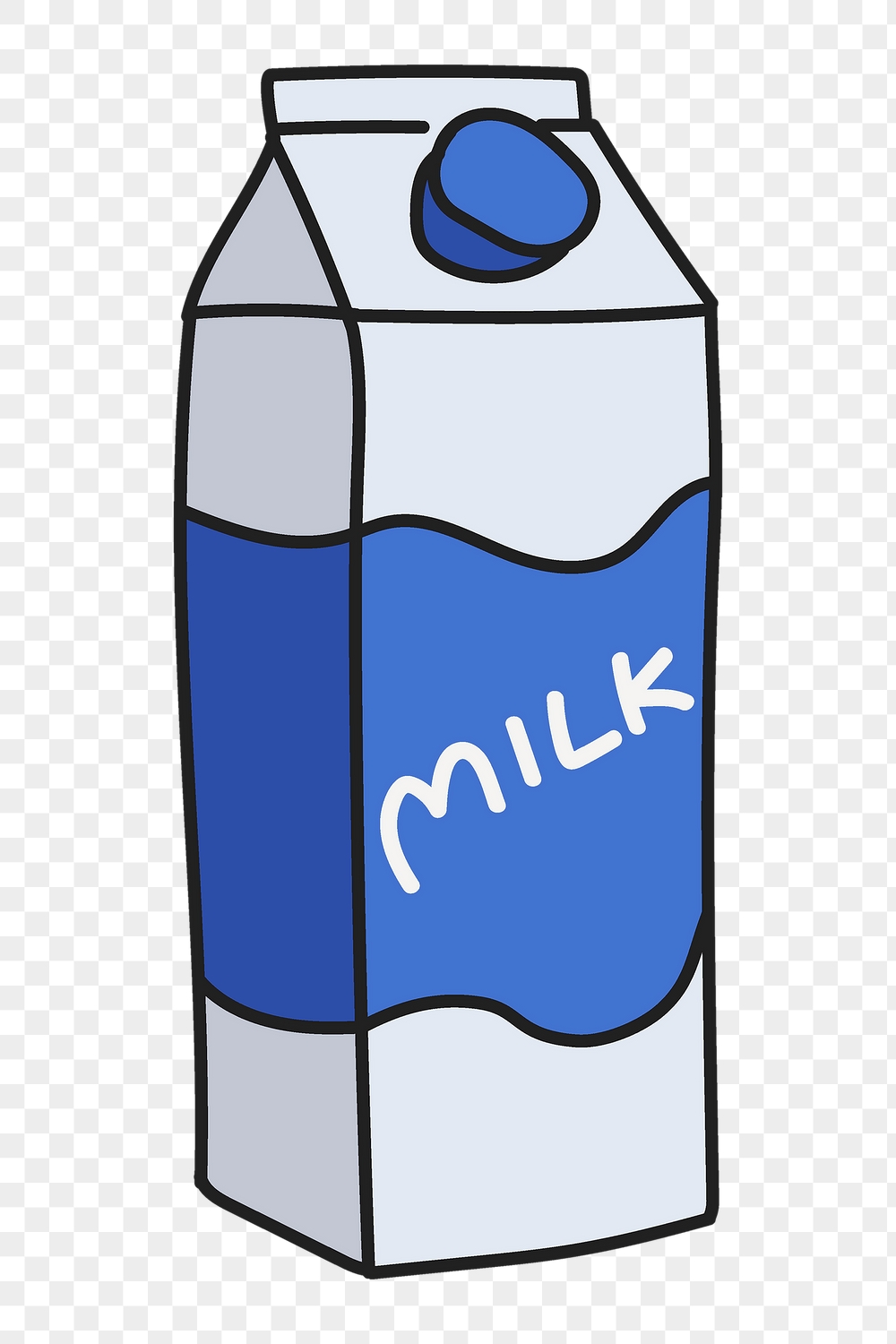Milk carton png sticker, dairy | Free PNG Illustration - rawpixel