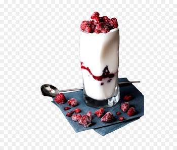 Milk Cream Breakfast Frozen yogurt - Bubble Berry Strawberry 