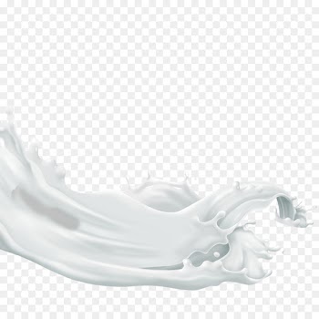 Milk Icon - splashed milk 