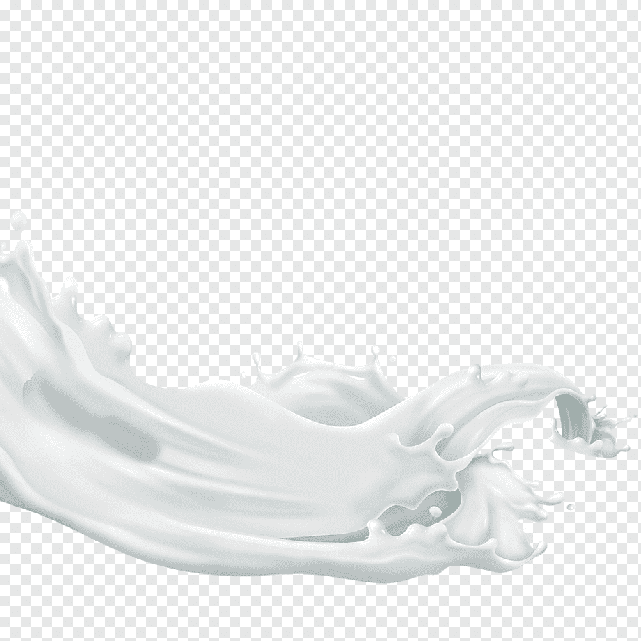 milk illustration, Milk Icon, splashed milk, white, color Splash, effect png