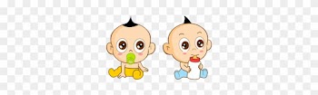 Milk Infant Child Cartoon Cuteness - Baby Twin Icon Png