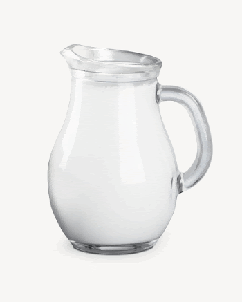 Milk jar collage element, food | Free PSD - rawpixel
