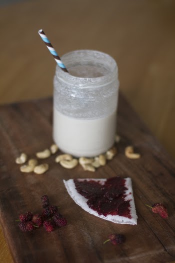 Milk, Nuts and Berries On The Table
