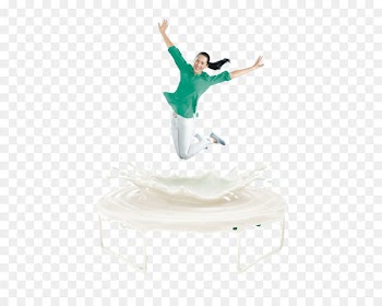 Milk splash jumping people 
