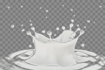 Milk Splash PNG Image Background