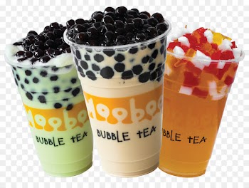 Milk tea Bubble tea Baked milk - delicious 