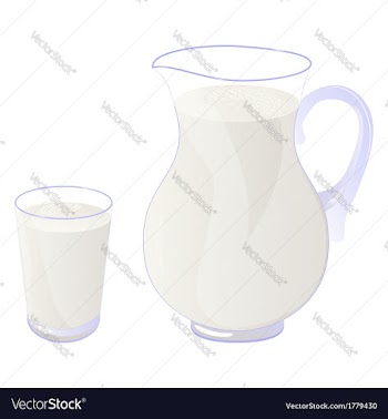 Milk vector image