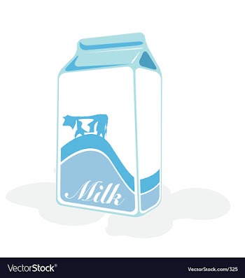 Milk vector image