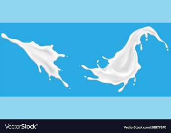 milk yogurt or cream splash blot set drink