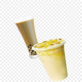 Milkshake Bubble tea Grass jelly - Burn tea shop leaflets 