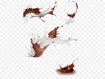 Milkshake Chocolate milk White chocolate Stock photography - Splashes of coffee milk 