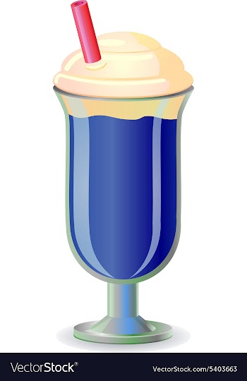 Milkshake design vector image