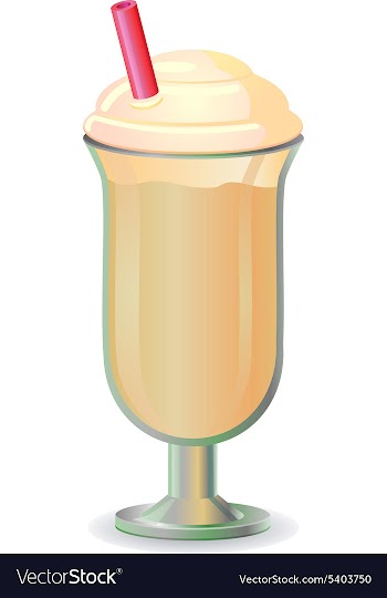 Milkshake design vector image