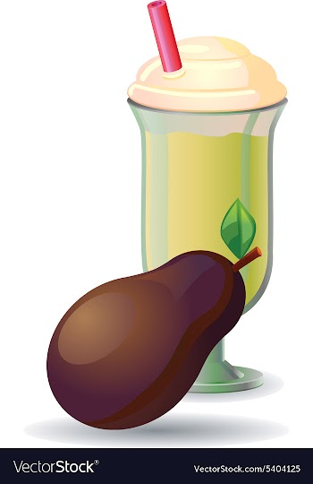 Milkshake design vector image