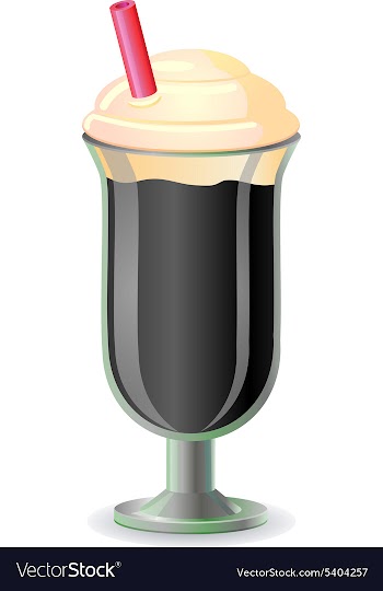 Milkshake design vector image