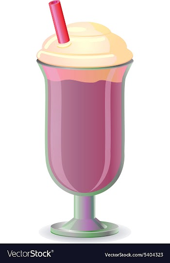 Milkshake design vector image