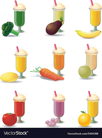 Milkshake design vector image