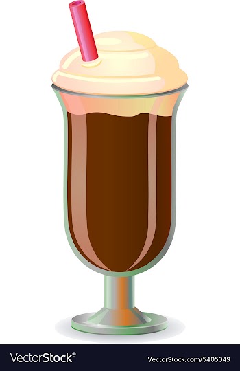 Milkshake design vector image