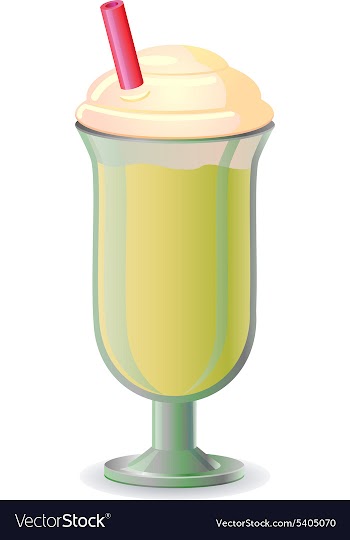 Milkshake design vector image
