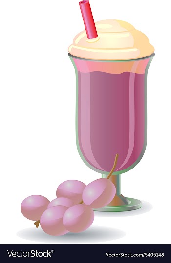 Milkshake design vector image