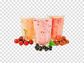 Milkshake Juice Berry Glass, Watercolor juice transparent background PNG clipart