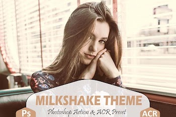 Milkshake Photoshop Action And ACR Presets, Peachy Ps preset