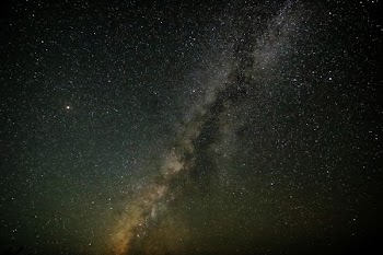 Milky Way Galaxy seen from Earth during cloudless night