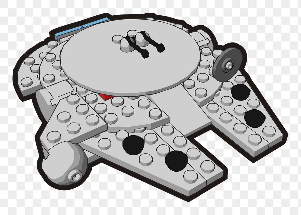 Millennium Falcon png sticker, space | Free PNG - rawpixel