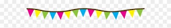 Million Word Challenge - Bunting Border Clipart