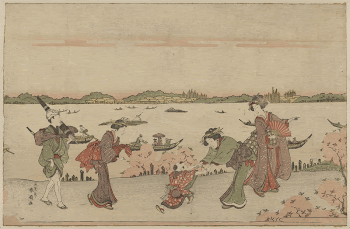 Mimeguri no hanami. Original from the Library | Free Photo - rawpixel
