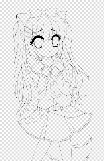 Mimi Line art transparent background PNG clipart