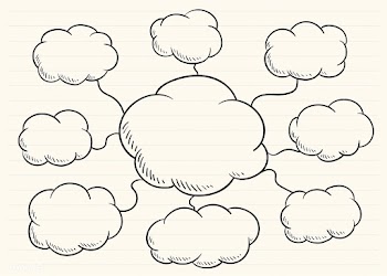 Mind map scribbled on a notepad | Free stock vector - 457385