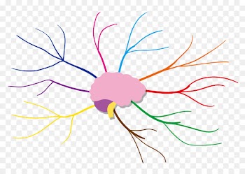 Mind map Sketch - Color Radiation Brain Thinking Analysis 
