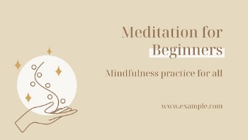 Mindfulness blog banner template, editable | Free Vector Template - rawpixel