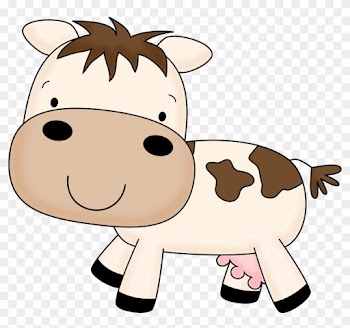 Minecraft Cow Clipart - Baby Cow Clipart