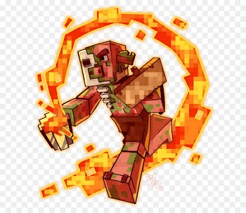 Minecraft, Zisteau, Drawing, Orange, Fictional Character PNG
