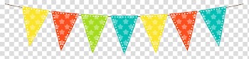 Mini , bunting banner illustration transparent background PNG clipart