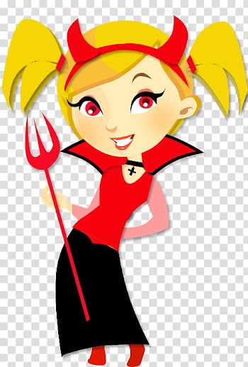 MINI DE HALLOWEEN, female character illustration transparent background PNG clipart