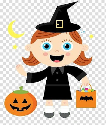MINI DE HALLOWEEN, female illustration transparent background PNG clipart