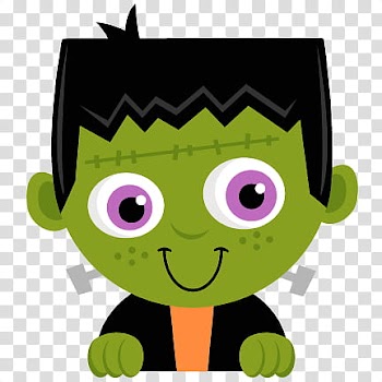 MINI DE HALLOWEEN, Frenkeinstein graphic illustration transparent background PNG clipart