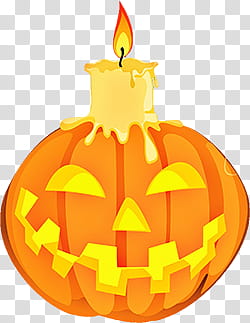 MINI DE HALLOWEEN, orange pumpkin graphic illustration transparent background PNG clipart