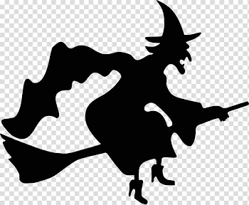 MINI DE HALLOWEEN, witch illustration transparent background PNG clipart
