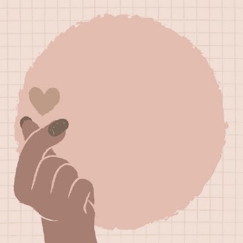 Mini heart frame background, love | Free PSD - rawpixel