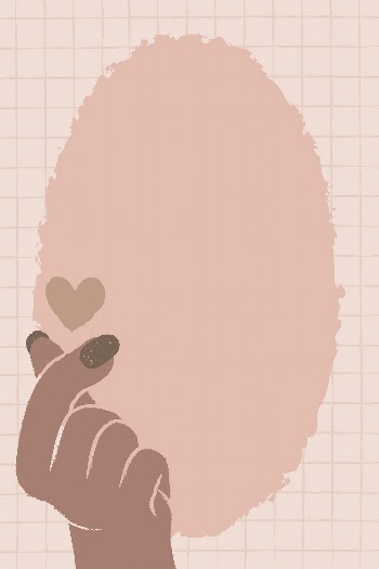 Mini heart frame background, love | Free PSD - rawpixel