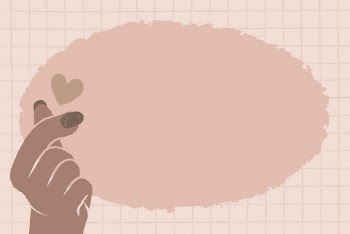 Mini heart frame background, love | Free PSD - rawpixel