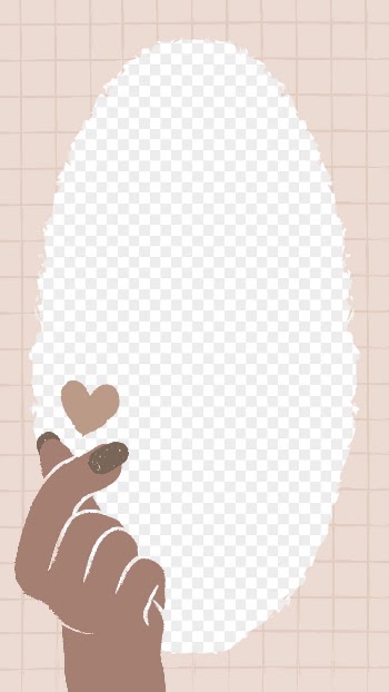 Mini heart png frame, transparent | Free PNG Sticker - rawpixel
