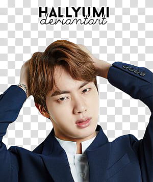 MINI Jin Birthday, man in black transparent background PNG clipart