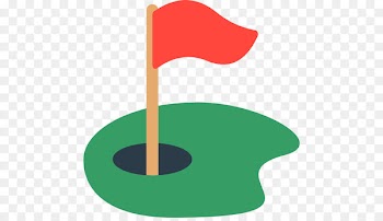 Miniature golf Emoji Sport Ball - hole 
